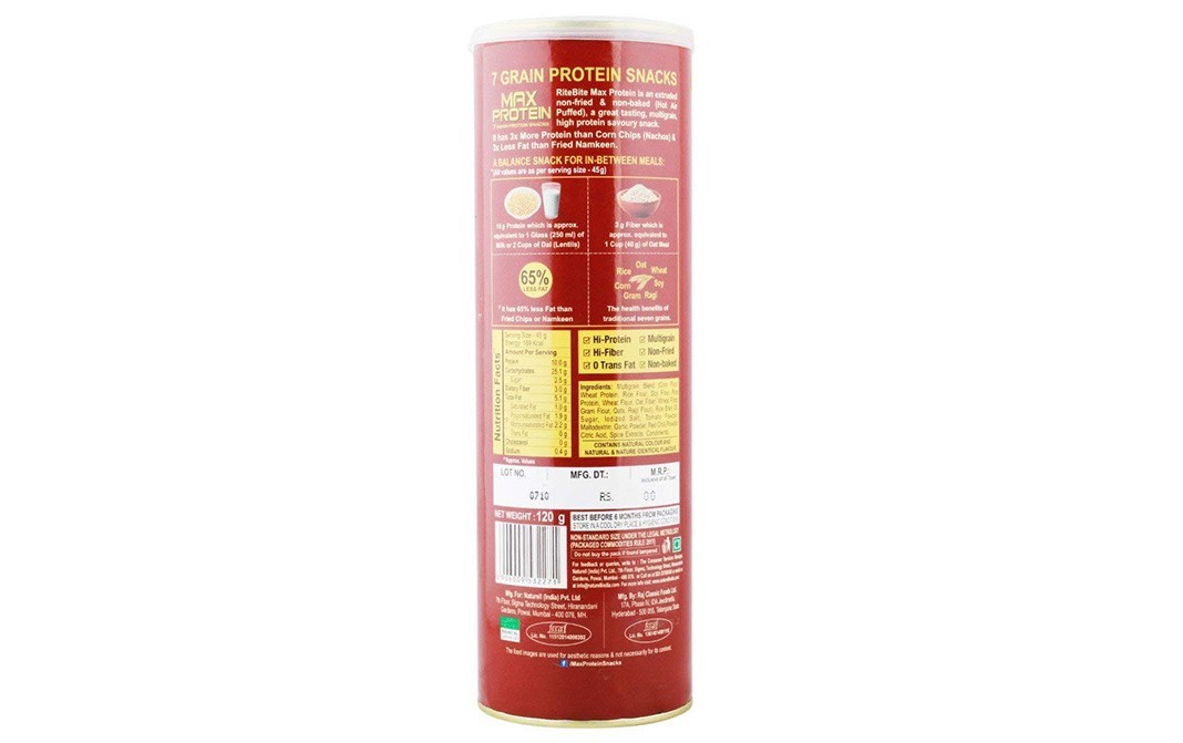 Ritebite Spanish Tomato Chips   Container  120 grams